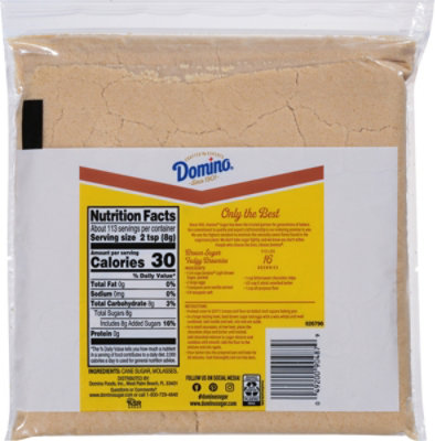 Domino Premium Pure Cane Light Brown Sugar 2lb Zipper Pak - 2 LB - Image 8