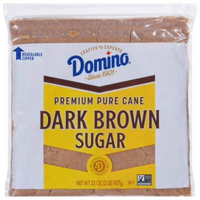 Domino Premium Pure Cane Dark Brown Sugar 2lb Zipper Pak - 2 LB - Image 4