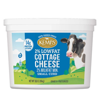 Kemps 2% Lowfat Cottage Cheese 3 Lb - 48 OZ - Image 1