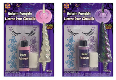 Hol 3d Unicorn Pumpkin Decor Kit - EA - Image 1