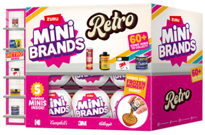 Zuru 5 Surprise Mini Brands Retro Grocery Series - Each - Image 1