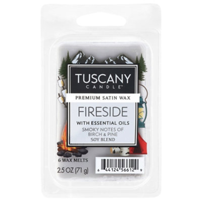 Tuscany Wax Melt Fireside Spell - 2.5 OZ - Image 1