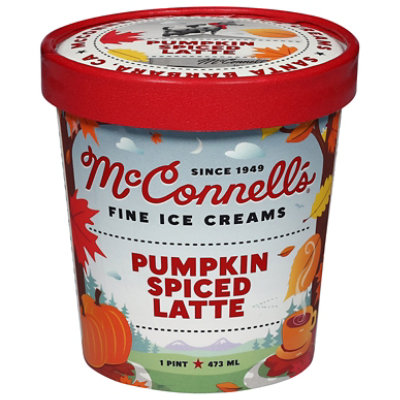 McConnell's Pumpkin Spiced Latte Ice Cream - 1 Pint - Image 1