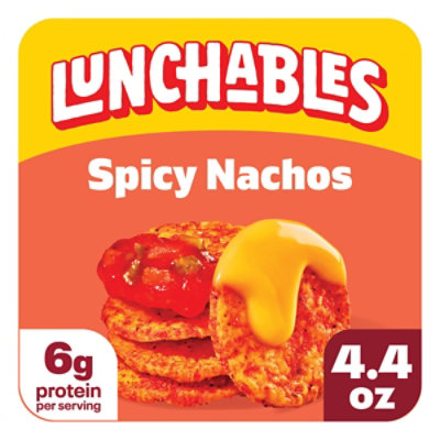 Lunchables Spicy Nachos with Chili Lime Flavored Tortilla Chips