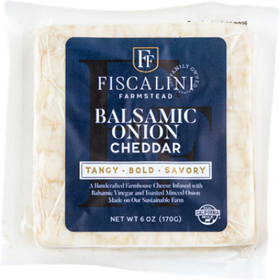 Fiscalini Cheddar Balsamic Onion - 6 OZ - Image 1