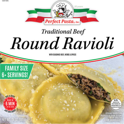 Perfect Pasta Beef Ravioli 24oz - 24 OZ - Image 1