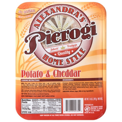 Alexandra's Potato & Cheddar Cheese Pierogi, 14 Oz - 14 OZ - Image 3