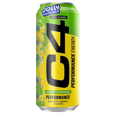 C4 Energy Jolly Rancher Green Apple 16fz - 16 FZ - Image 1