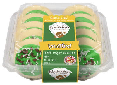 Kimberley's Bakeshoppe Game Day Frosted Cookies 10 Count 13.5 Ounces - 13.5 OZ - Image 1