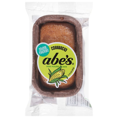 Abes Pound Cake Cornbread Mini - 3.18 OZ - Image 1