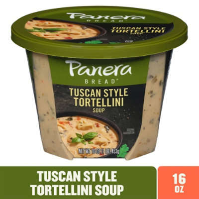 Panera Bread Tuscan Style Tortellini Soup Cup - 16 OZ - Image 1