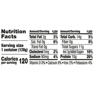 Light + Fit Greek Mix-In Strawberry Yogurt - 4.5 Oz. - Image 3