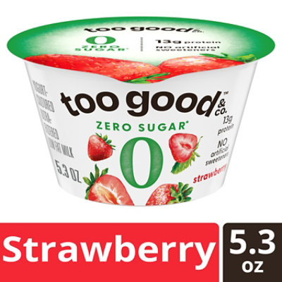 Too Good Grk Yogurt Strwbry Zero Sugar 5.3 Oz - 5.3 OZ - Image 2