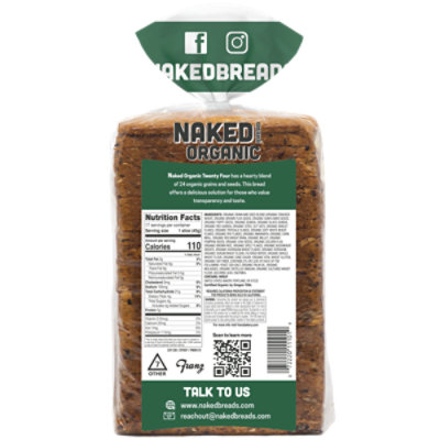 Naked Organic Twenty Four Bread - 26 OZ - Image 5