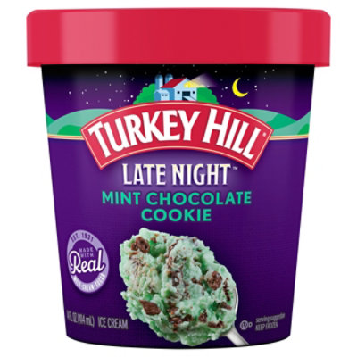 Turkey Hill Late Night Mint Cookie 14 Fz - 14 FZ - Image 2