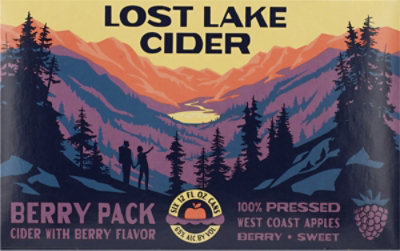 Lost Lake Cider 6pk Berry Pack In Cans - 6-12 FZ - Image 5