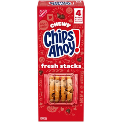 CHIPS AHOY! Fresh Stacks Chewy Chocolate Chip Cookies - 8.66 OZ - Image 1