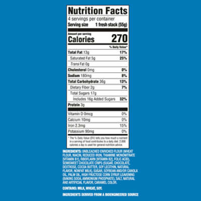 CHIPS AHOY! Fresh Stacks Original Chocolate Chip Cookies - 7.76 OZ - Image 4