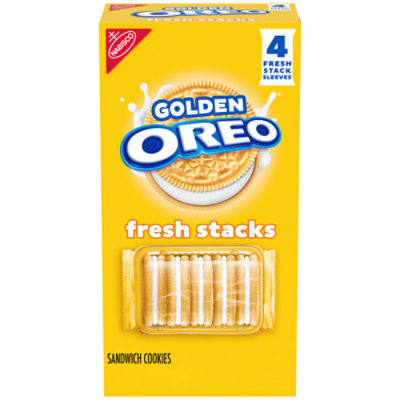 OREO Fresh Stacks Golden Sandwich Cookies - 8.05 OZ - Image 1