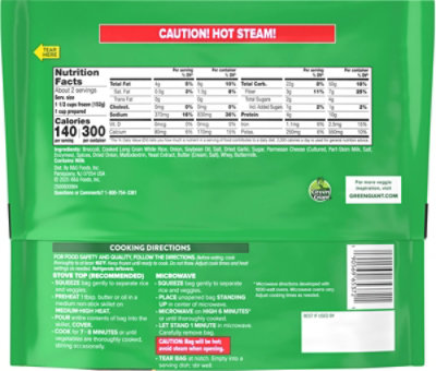 Green Giant Broccoli Pilaf W/garlic Parmesan Seasoning 12oz - 12 OZ - Image 6