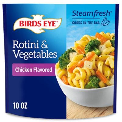 Birds Eye Steamfresh Chick'n Flavor Rotini Frozen Vegetables, 10 Oz - 10 OZ - Image 1