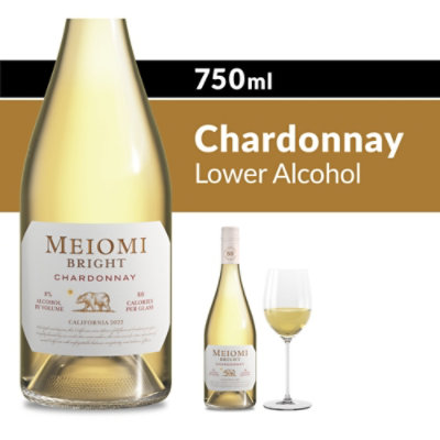 Meiomi Bright Chardonnay Wine - 750 ML - Image 1