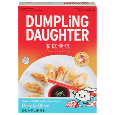 Dumpling Daughter Pork & Chive Dumplings - 9.5 OZ - Image 3