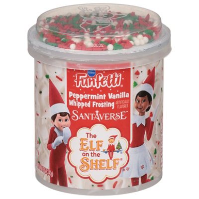 Pillsbury Funfetti The Elf On The Shelf Peppermint Vanilla Frosting, 12 Oz - 12 OZ - Image 3