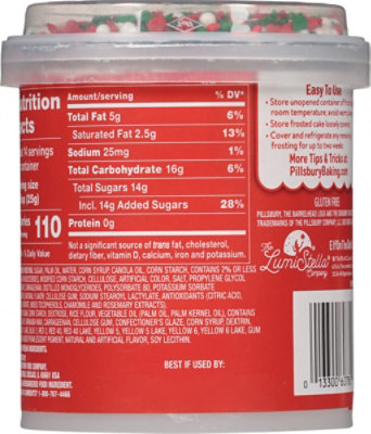 Pillsbury Funfetti The Elf On The Shelf Peppermint Vanilla Frosting, 12 Oz - 12 OZ - Image 5