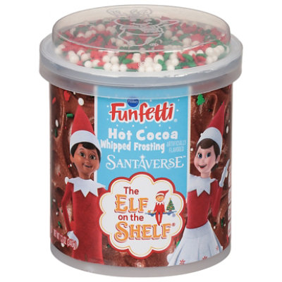 Pillsbury Funfetti The Elf On The Shelf Hot Cocoa Frosting 12 Oz - 12 OZ - Image 1