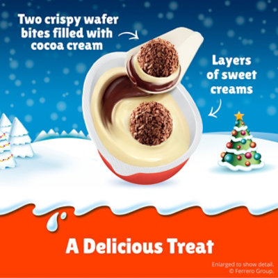 Kinder Joy Egg Holiday Toy Sweet Cream Chocolatey Wafer Bites 3 Count - 2.1 Oz - Image 5