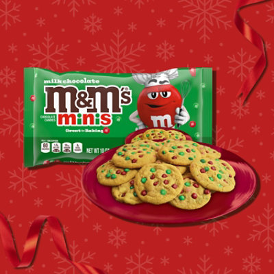 M&ms Milk Chocolate Baking Bits Christmas - 10 OZ - Image 5