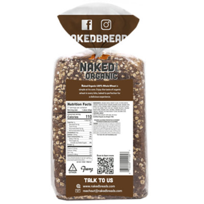 Naked Organic Bread 100% Whole Wheat - 26 OZ - Image 6