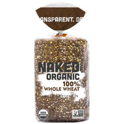 Naked Organic Bread 100% Whole Wheat - 26 OZ - Image 1