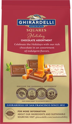 Ghirardelli Limited Edition Holiday Chocolate Assortment Squares - 7.9 Oz - Image 6