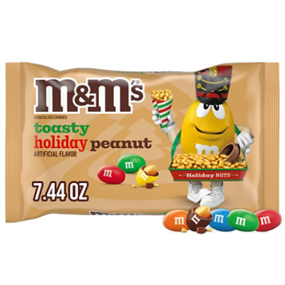 M&M'S White Chocolate Pretzel Snowballs Holiday Candy - 7.44 Oz