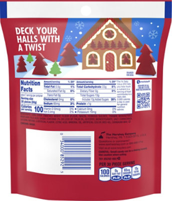 TWIZZLERS Cherry Flavored Trees Chewy Christmas Candy Bag 7.1 Oz - Image 6