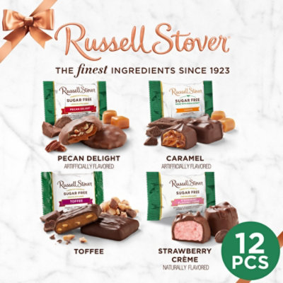 Russell Stover Sugar Free Astmt Chocolate Christmas Box - 6.2 OZ - Image 2