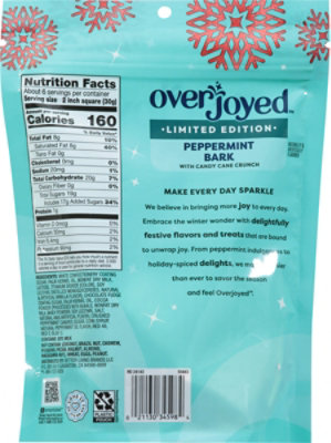 Overjoyed Peppermint Bark with Candy Cane Crunch - 6 Oz - Image 5
