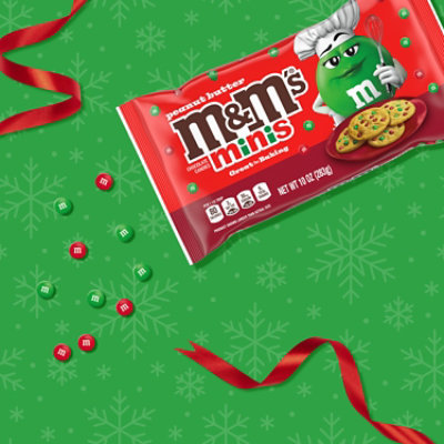 M&ms Minis Peanut Butter Christmas - 10 OZ - Image 2