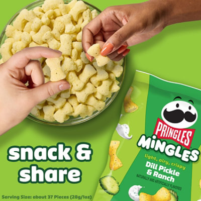 Pringles Mingles Puffed Snacks Dill Pickle and Ranch Salty Snacks - 5.5 Oz - Image 4