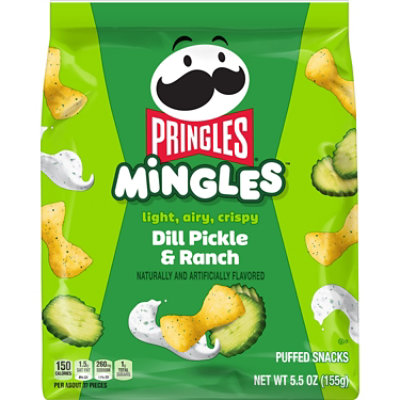 Pringles Mingles Puffed Snacks Dill Pickle and Ranch Salty Snacks - 5.5 Oz - Image 8