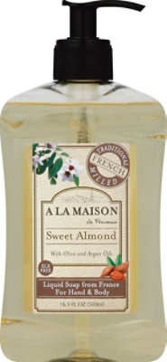 A La Maison Liquid Soap Sweet Almond - 16.9 OZ - Image 2