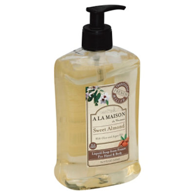 A La Maison Liquid Soap Sweet Almond - 16.9 OZ - Image 1