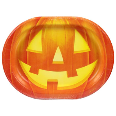 Creative Oval Platter Pumpkin Party - 8 CT - Image 1