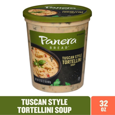 Panera Bread Tuscan Style Tortellini Soup Cup - 32 OZ - Image 1