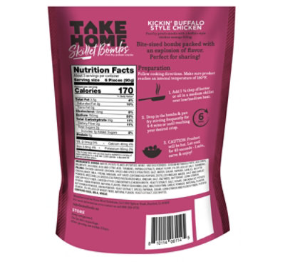 Take Home Kickin Buffalo Style Chicken Skillet Bomb - 10 OZ - Image 4