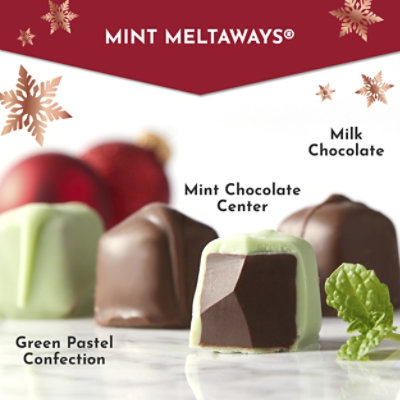 Fannie May Mint Meltaways Chocolate Candy with Milk Chocolate Pastel Coating Gift Box - 7.28 Oz - Image 5