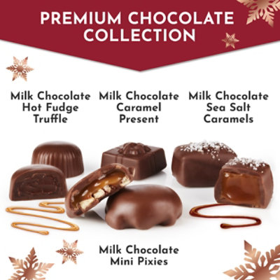 Fannie May Premium Assorted Caramel and Milk Chocolate and Holiday Gift Box - 4.6 Oz - Image 5