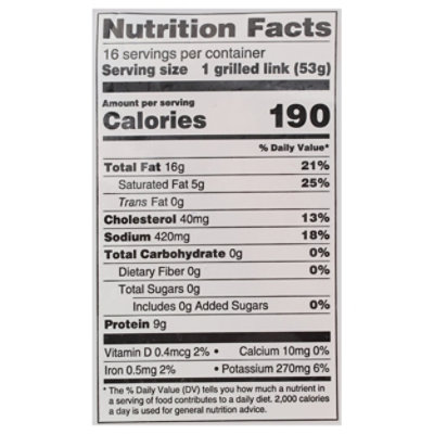 Marcangelo Mild Italian Sausage - 39.36OZ - Image 3